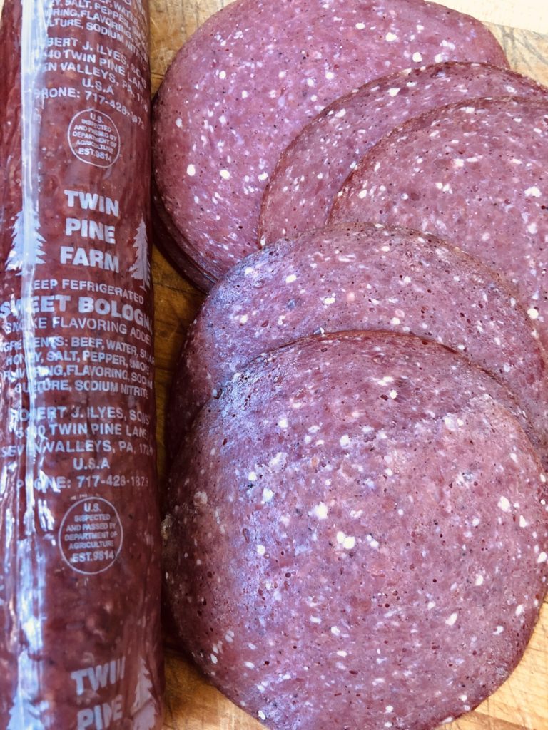 Twin Pines Sweet Bologna Chub Hummers Meats